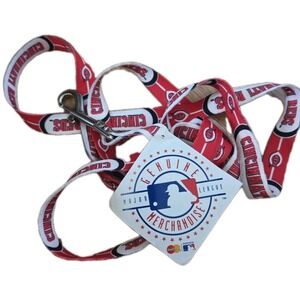 MLB Cincinnati Reds Dog Leash Heavy Duty NWT Dog Cat Baseball 75"